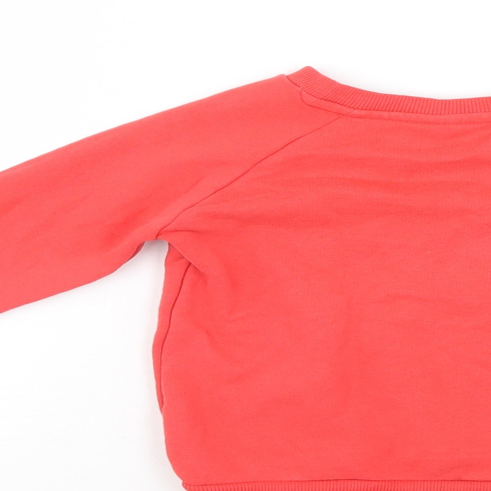 TU Girls Red Pullover Sweatshirt Size 3-4 Years