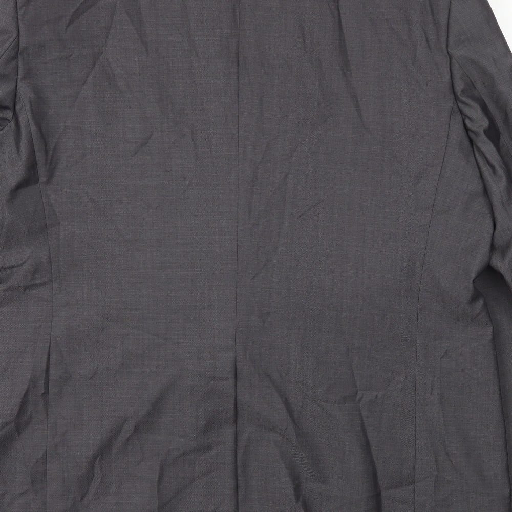 M&S Mens Grey Jacket Blazer Size 46