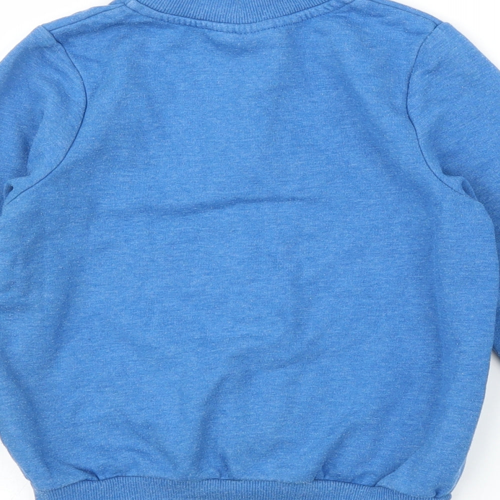 Lupilu Boys Blue Full Zip Jumper Size 5 Years