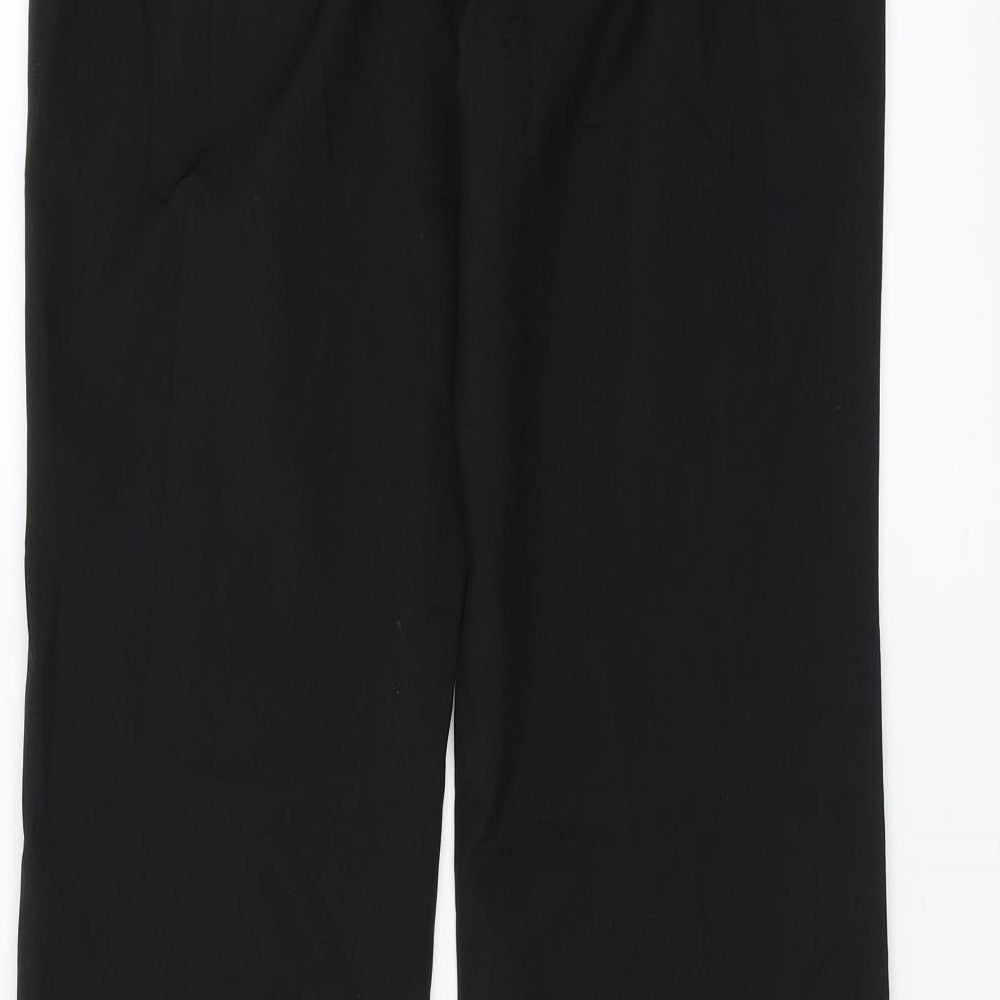 Sainsburys Womens Black Trousers Size 8 L28 in