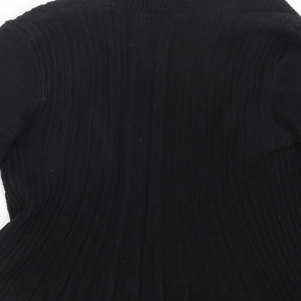 Emma Morgan Womens Black Knit Cardigan Jumper Size M