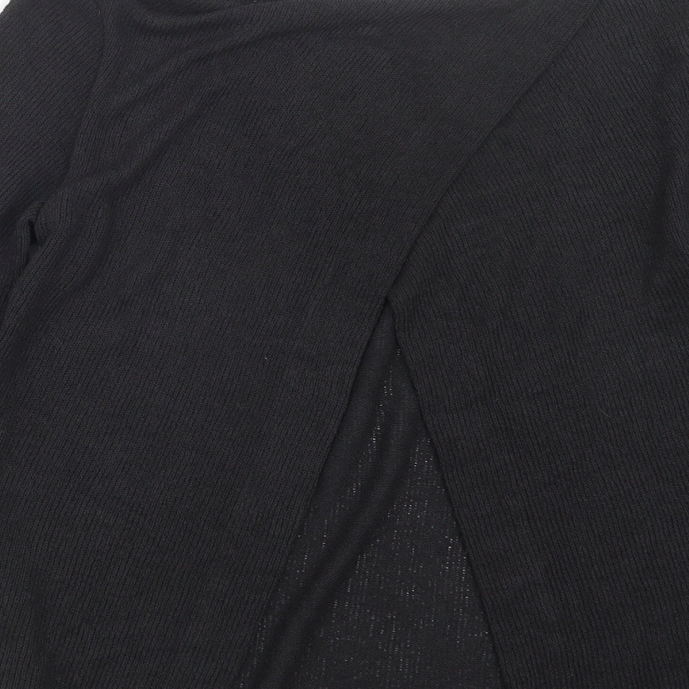 H&M Womens Black Knit Pullover Jumper Size M