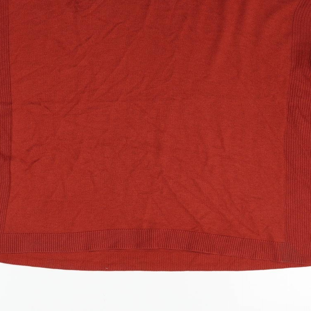 Marks and Spencer Womens Red Pullover Jumper Size 16