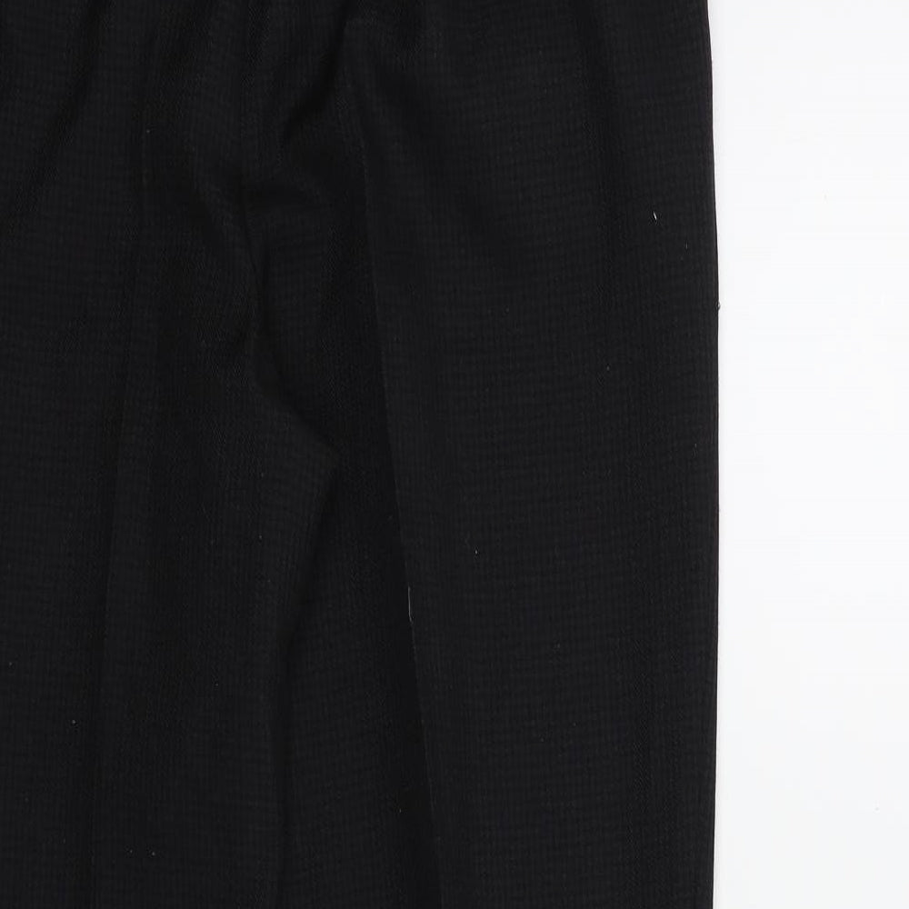 Preworn Womens Black Trousers Size 30 in L26 in