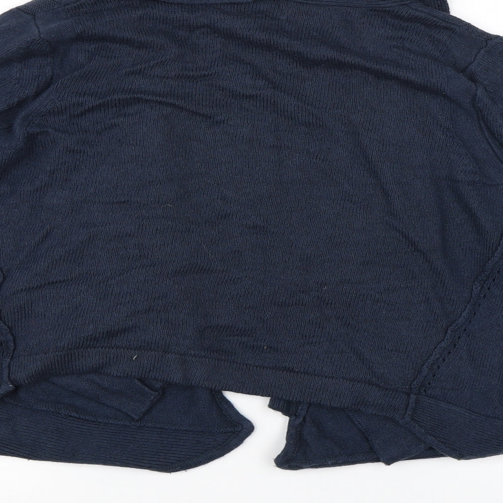 Marks and Spencer Womens Blue Cardigan Jumper Size 12