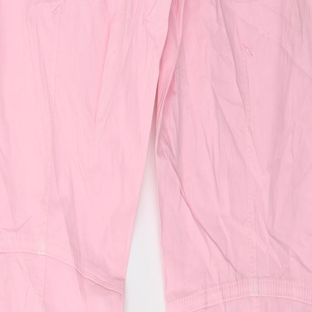 Preworn Womens Pink Trousers Size 10 L28 in