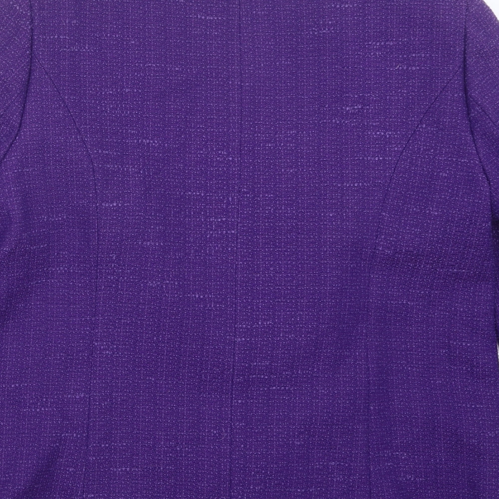 EWM Womens Purple Jacket Size 14