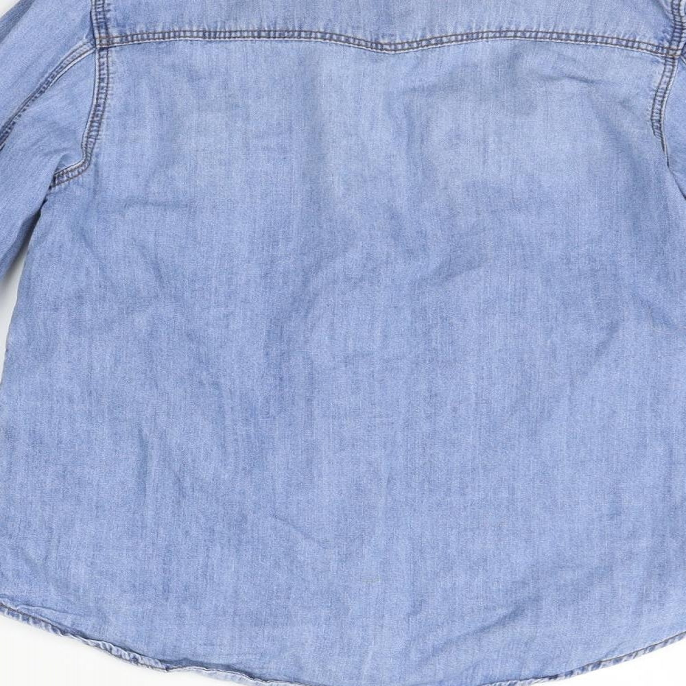 New Look Womens Blue Jacket Size 8