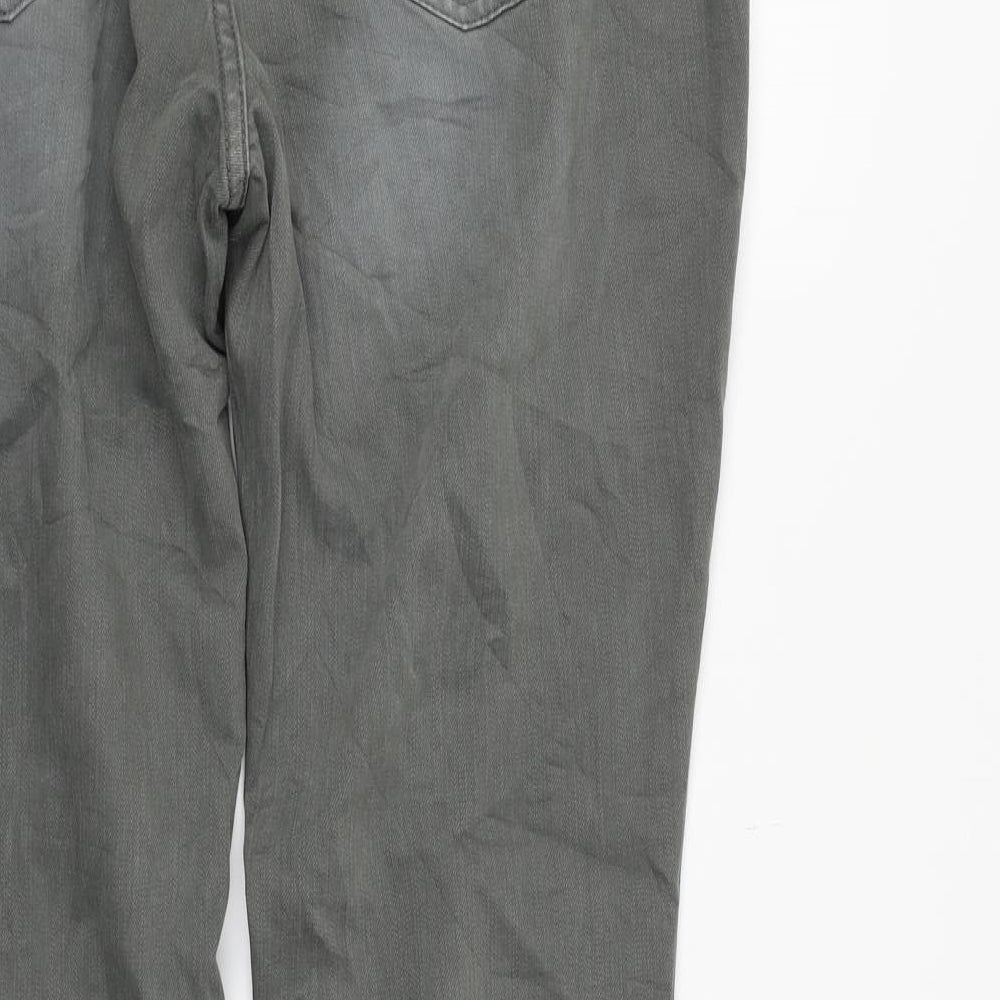 St oliver Womens Grey Straight Jeans Size 14 L30 in