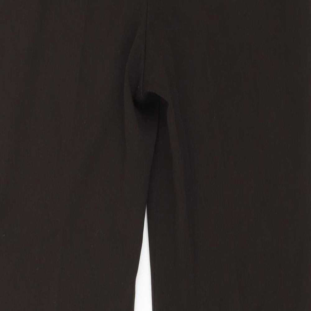 Classics Womens Brown Trousers Size 12 L30.5 in