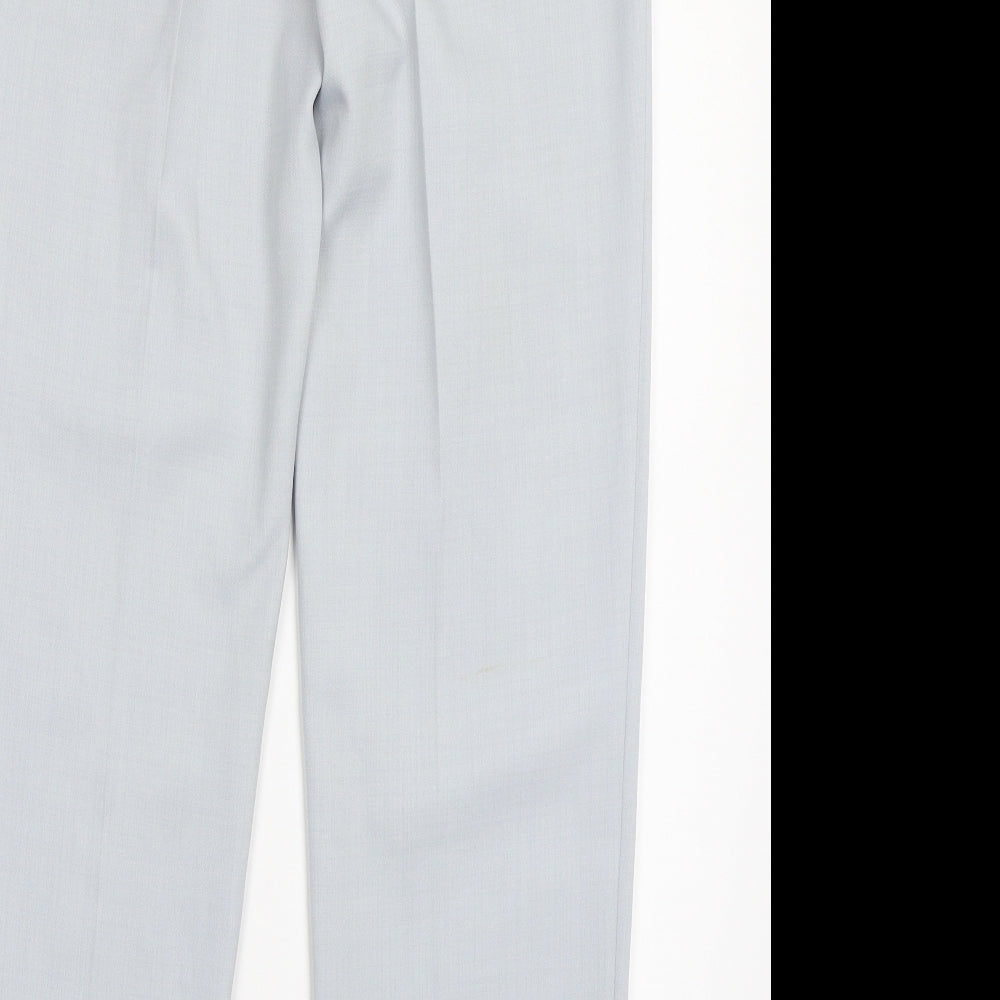 Marks and Spencer Womens Blue Trousers Size 10 L27 in
