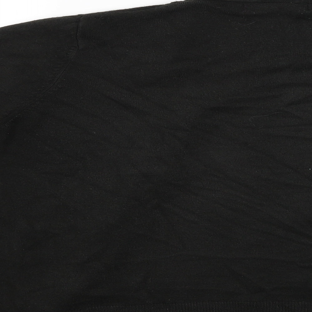 M&S Womens Black Cardigan Jumper Size M