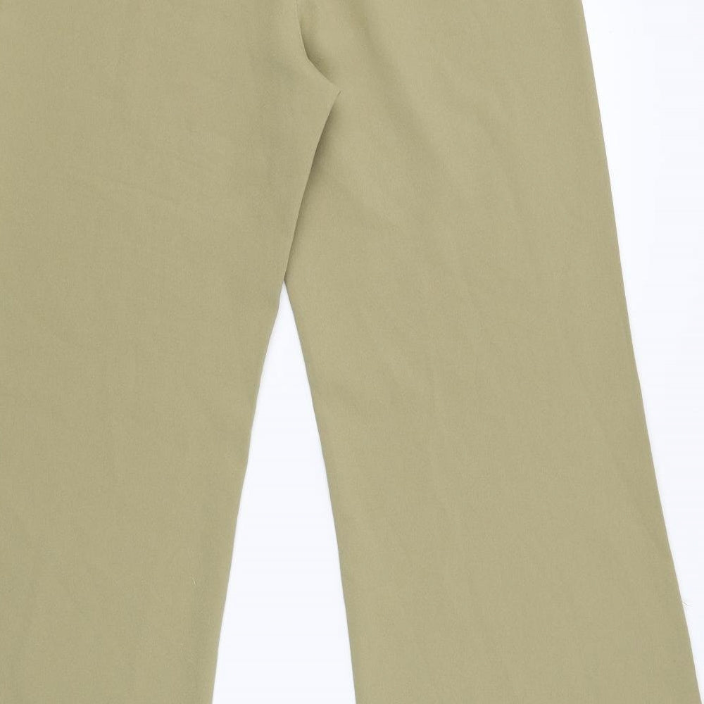 Only Womens Gold Pedal Pusher Trousers Size 38 L31 in