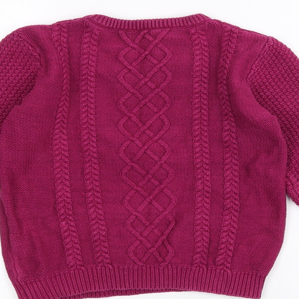 Lily & dan Girls Pink Pullover Jumper Size 9-10 Years