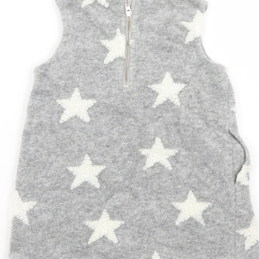 Gap Girls Grey T-Shirt Dress Size 3 Years - STARS