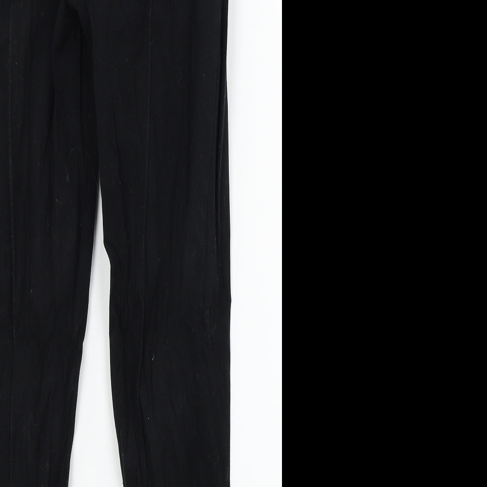 Marks & Spencer Womens Black Trousers Size 10 L24 in