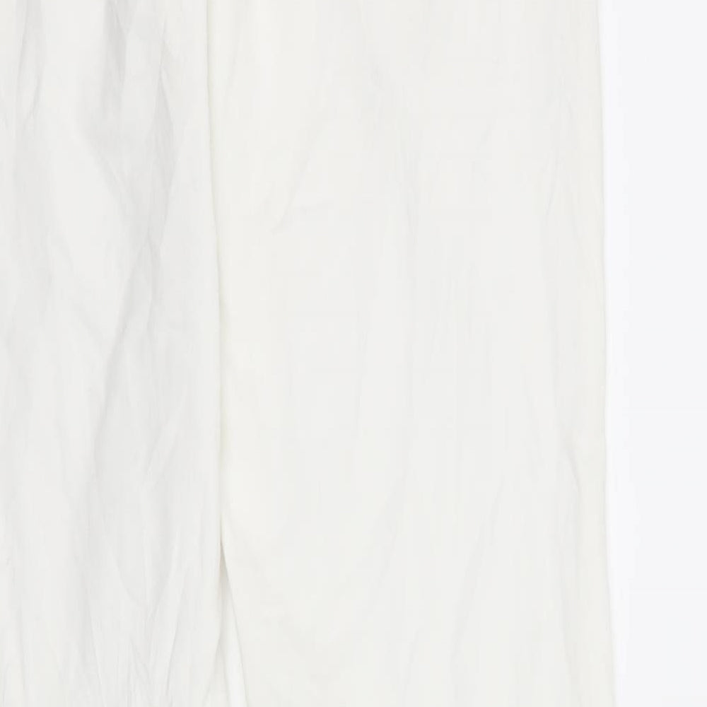 Jorsay Jeans Womens White Denim Skinny Jeans Size 8 L30 in
