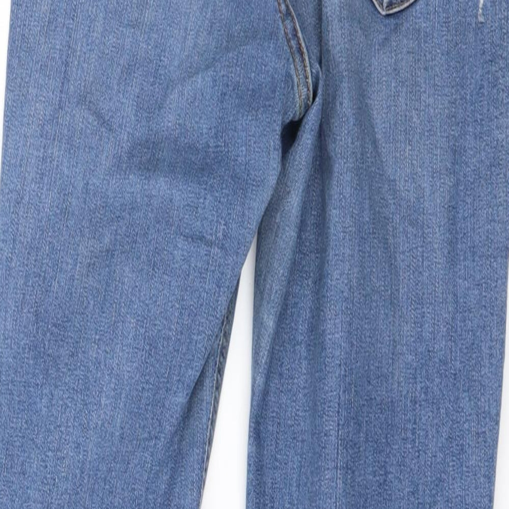 Topshop Womens Blue Denim Skinny Jeans Size 28 in L32 in
