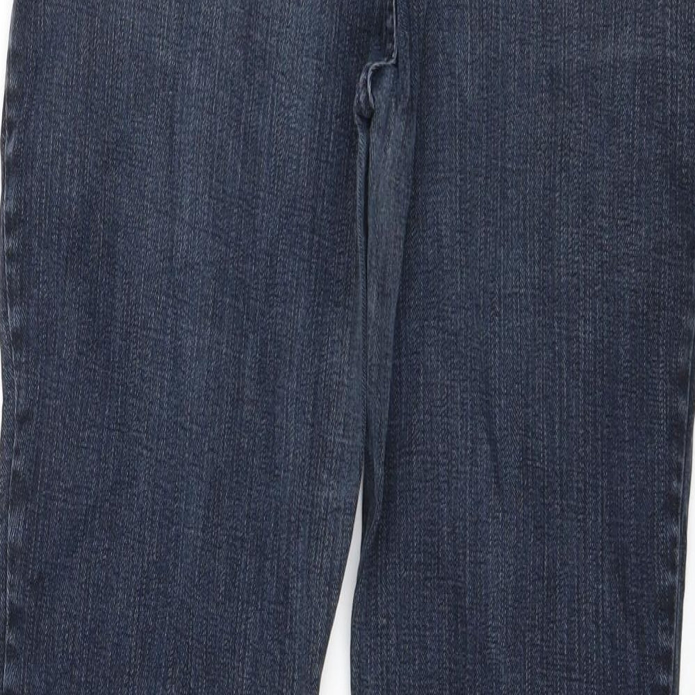 Preworn Womens Blue Denim Straight Jeans Size 32 in L29 in