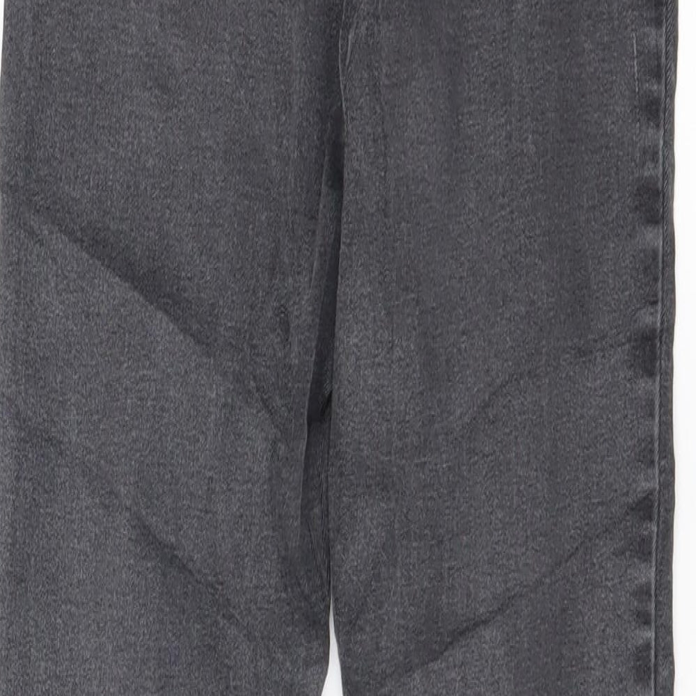 Denim & Co. Womens Grey Denim Skinny Jeans Size 8 L27 in