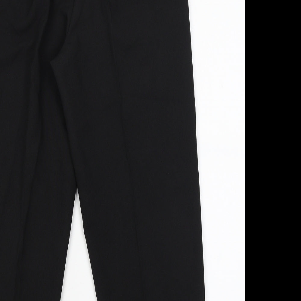 BM Womens Black Trousers Size 10 L24.5 in