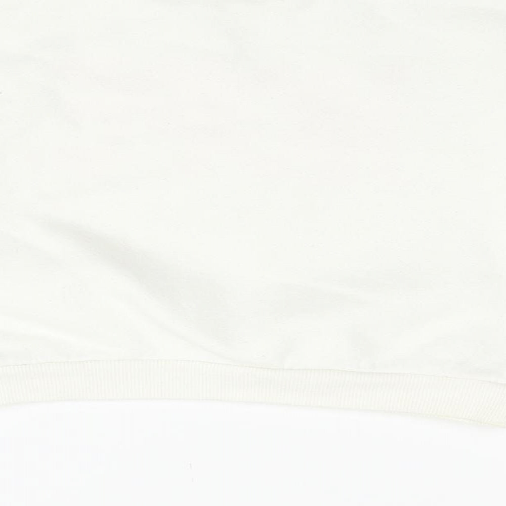 Primark Girls White Pullover Sweatshirt Size 10-11 Years
