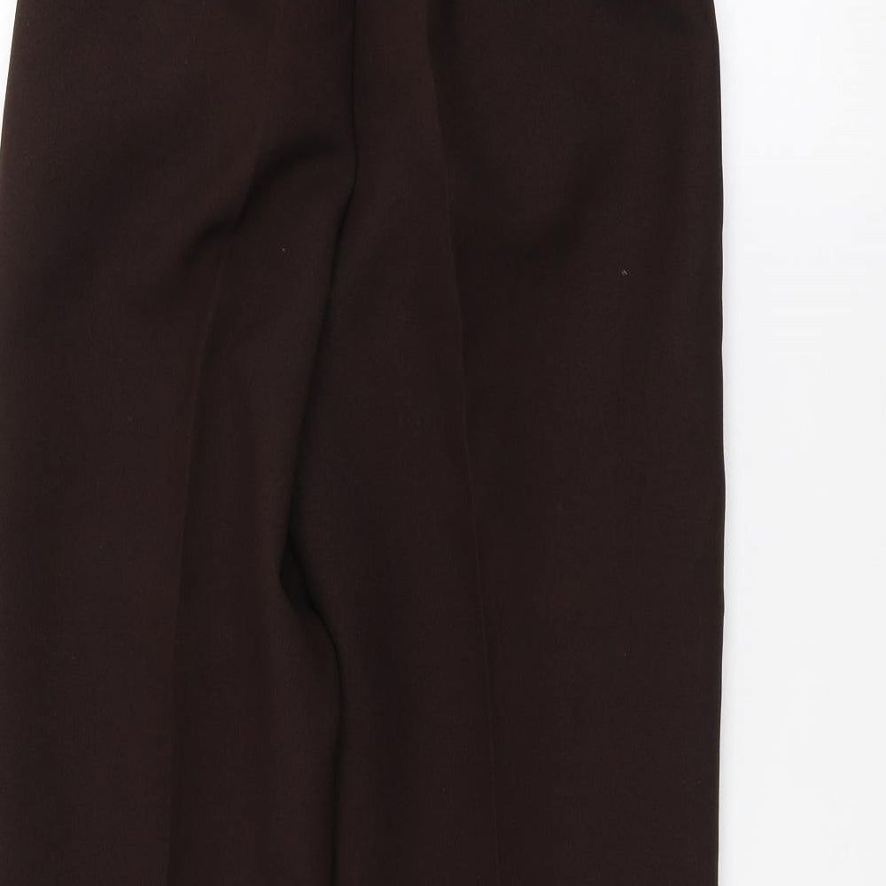 Saira Womens Brown Trousers Size 12 L26 in