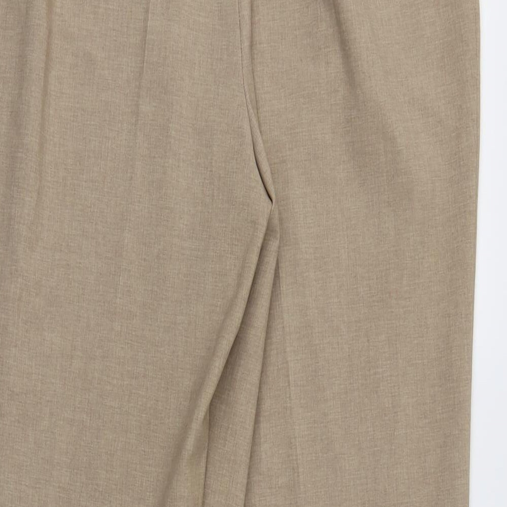 Marks and Spencer Womens Brown Trousers Size 18 L29 in