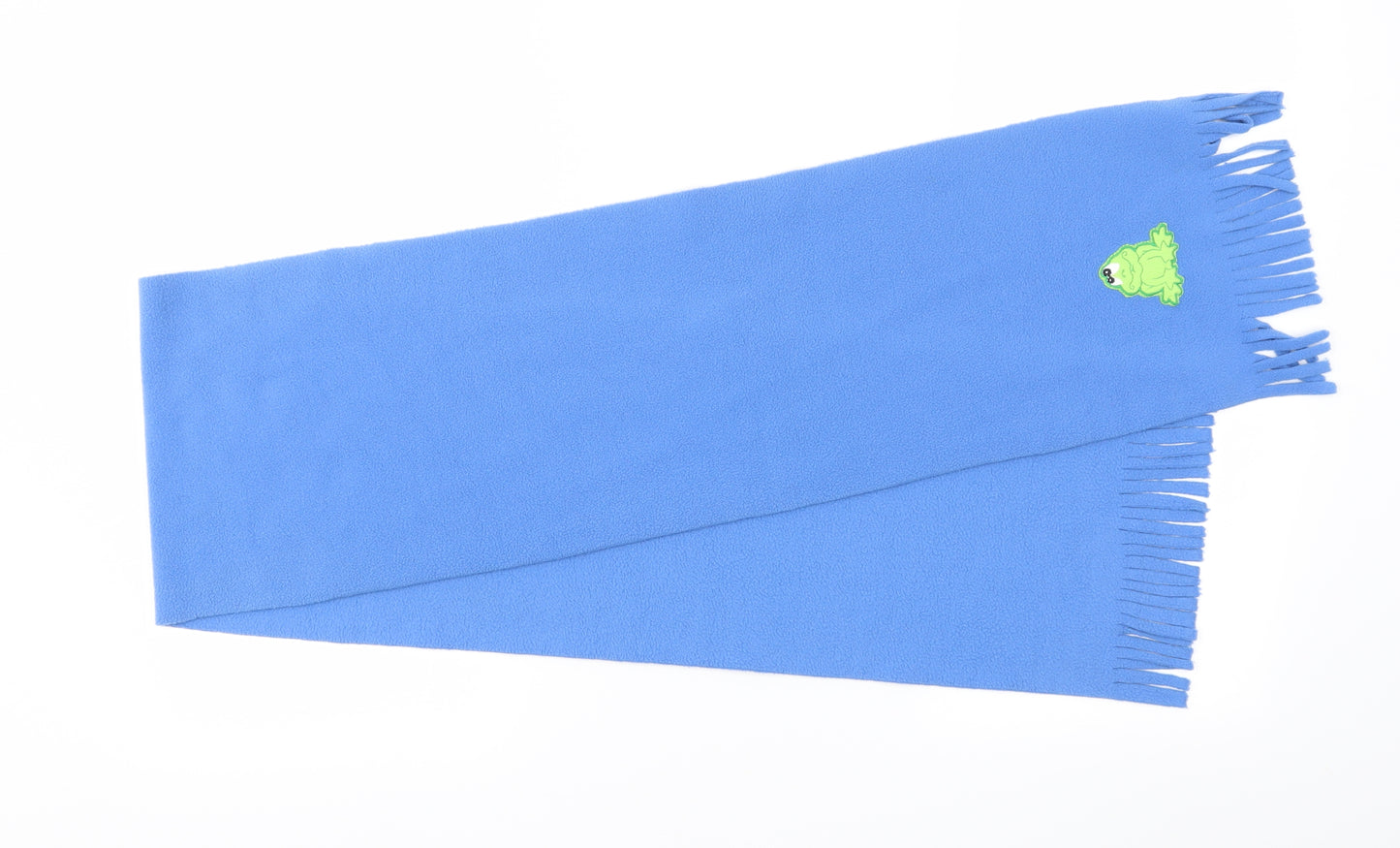 Preworn Boys Blue Fleece Scarf One Size - Frog