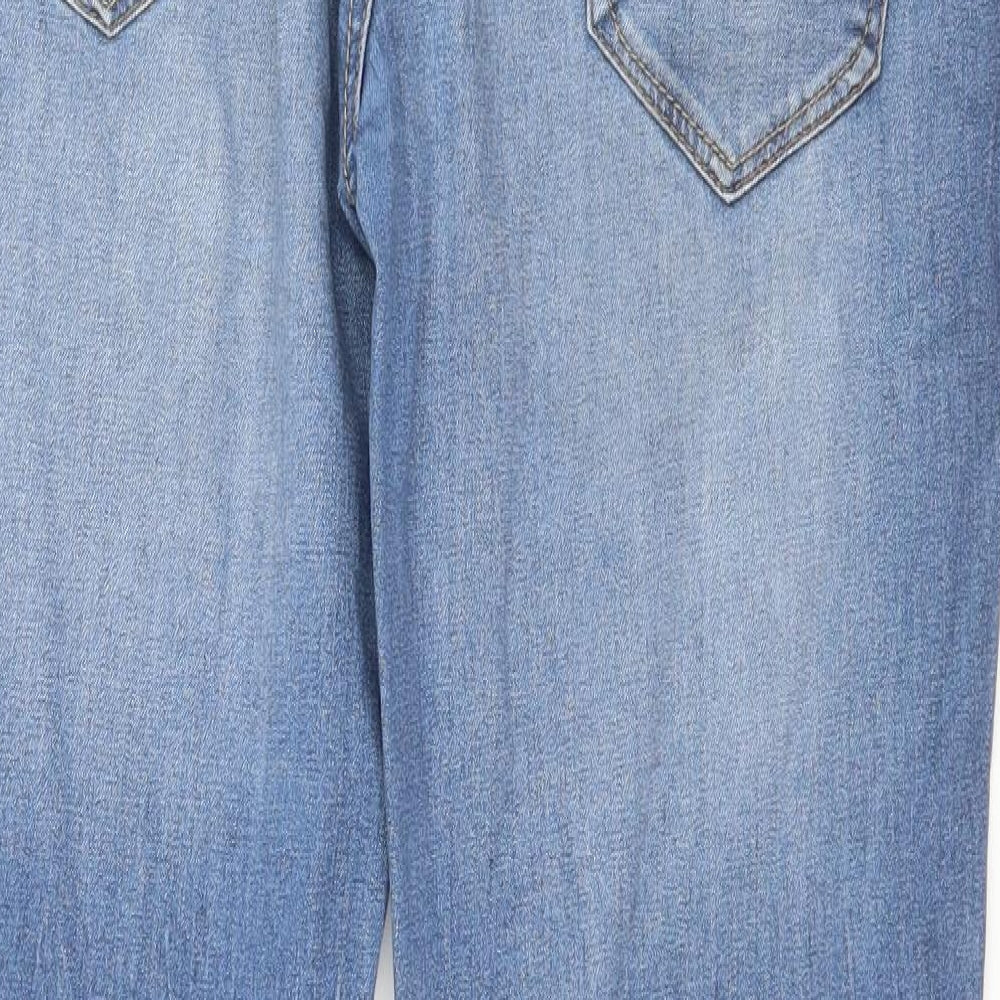 YES YES Womens Blue Denim Skinny Jeans Size 12 L29 in