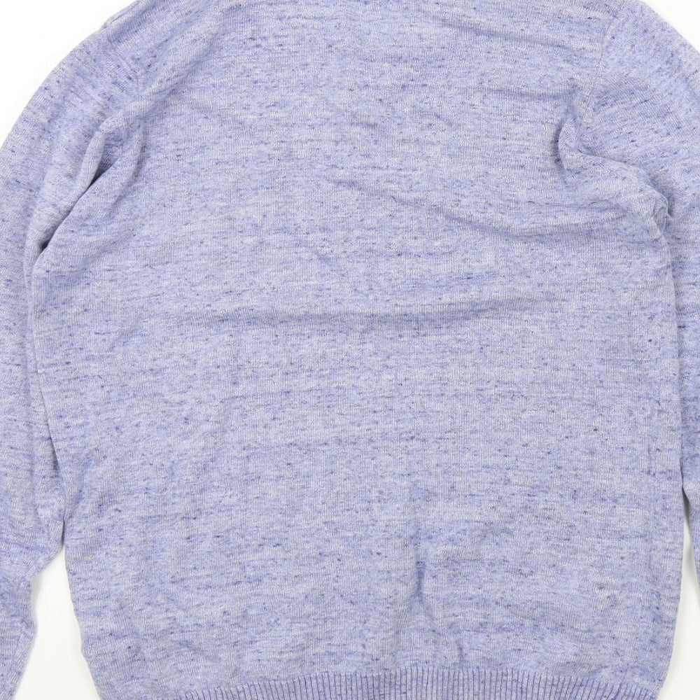 ceaderwood Mens Blue Pullover Jumper Size XS - t shirt neck line