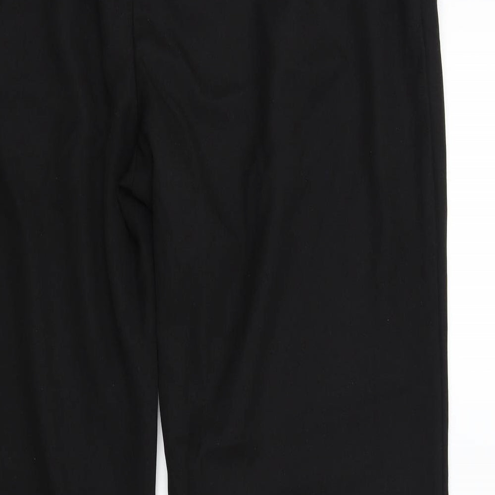 Preworn Womens Black Trousers Size 20 in L20 in