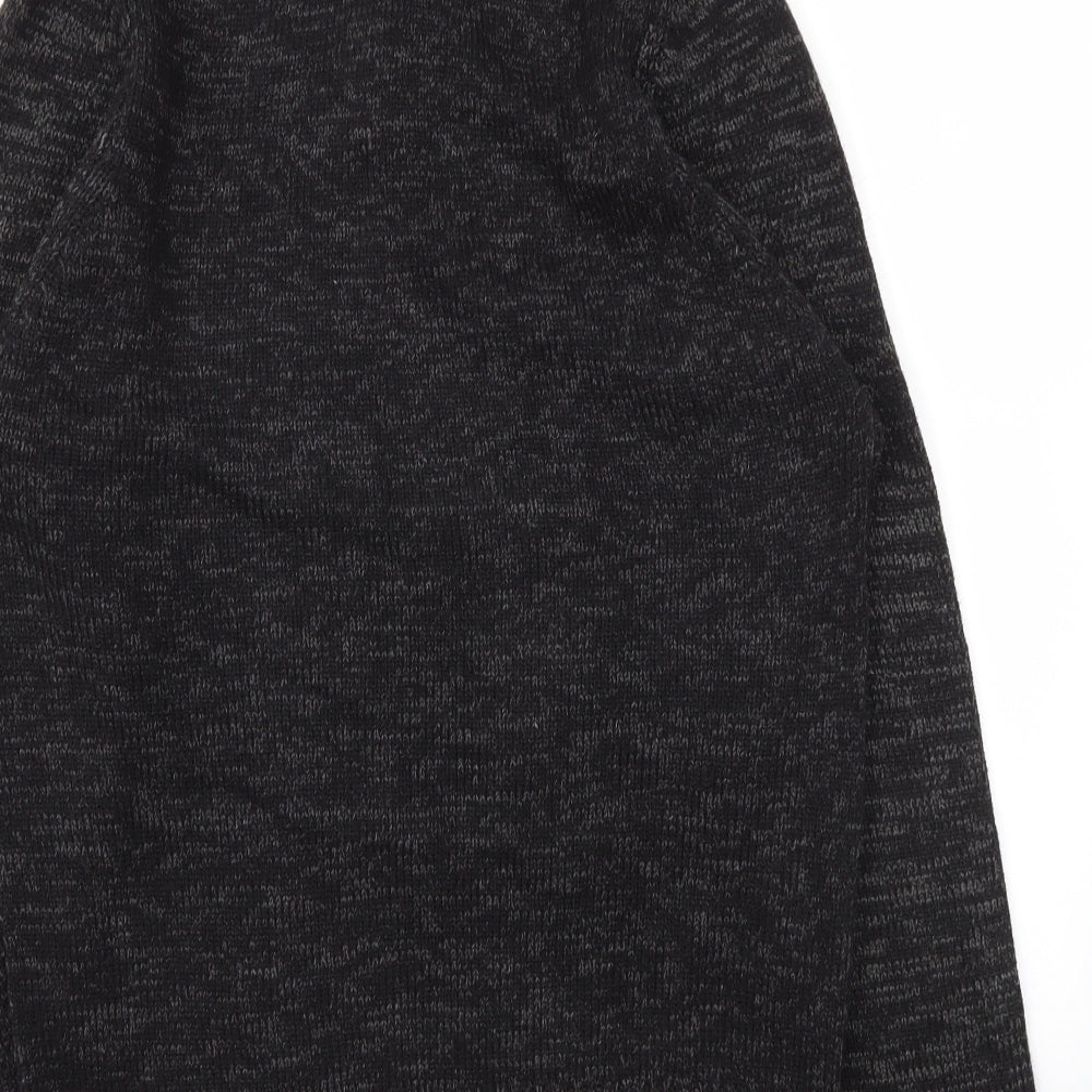 Peacokcs Mens Black Pullover Sweatshirt Size M