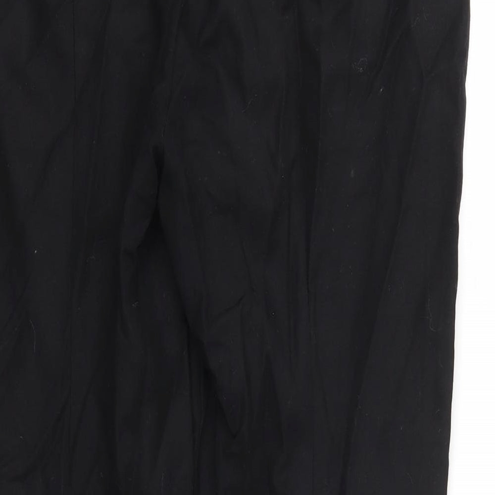 ASOS Womens Black Capri Trousers Size 12 L23 in