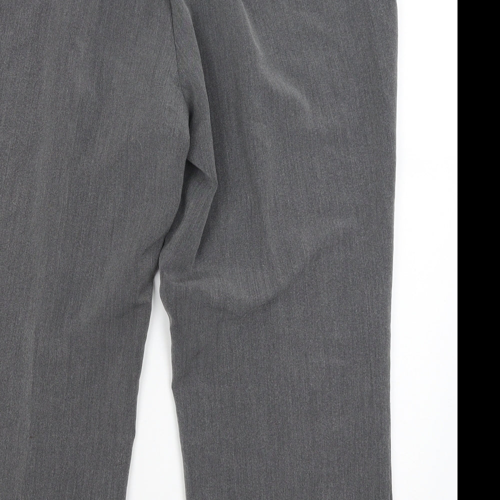 Bonmarche Womens Grey Trousers Size 18 L23.5 in