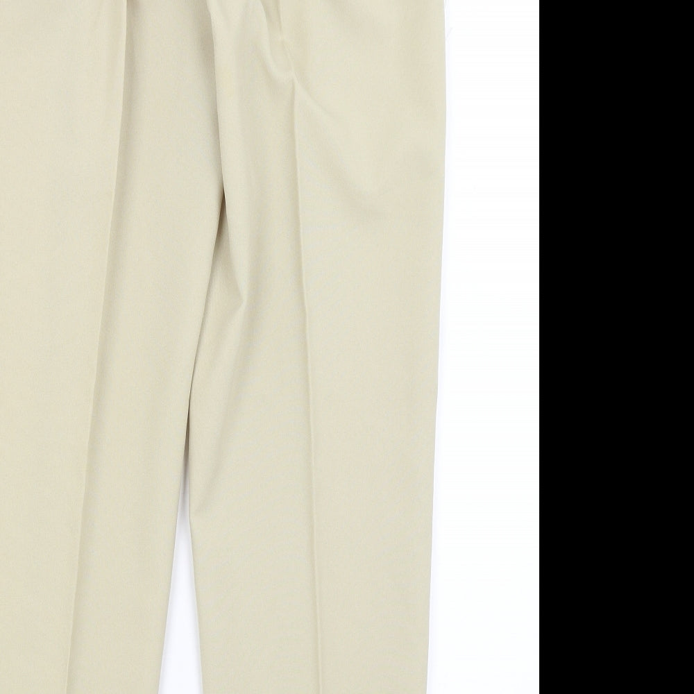 Preworn Womens Yellow Trousers Size 12 L26 in