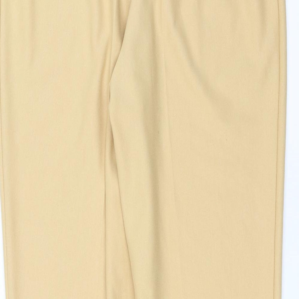 Preworn Womens Yellow Trousers Size 30 in L27 in