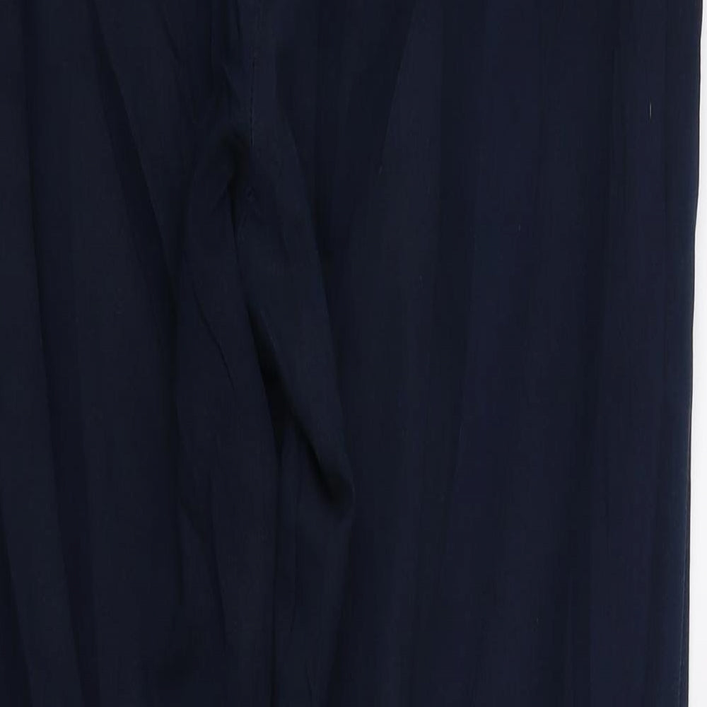 Papaya Womens Blue Trousers Size 12 L24 in