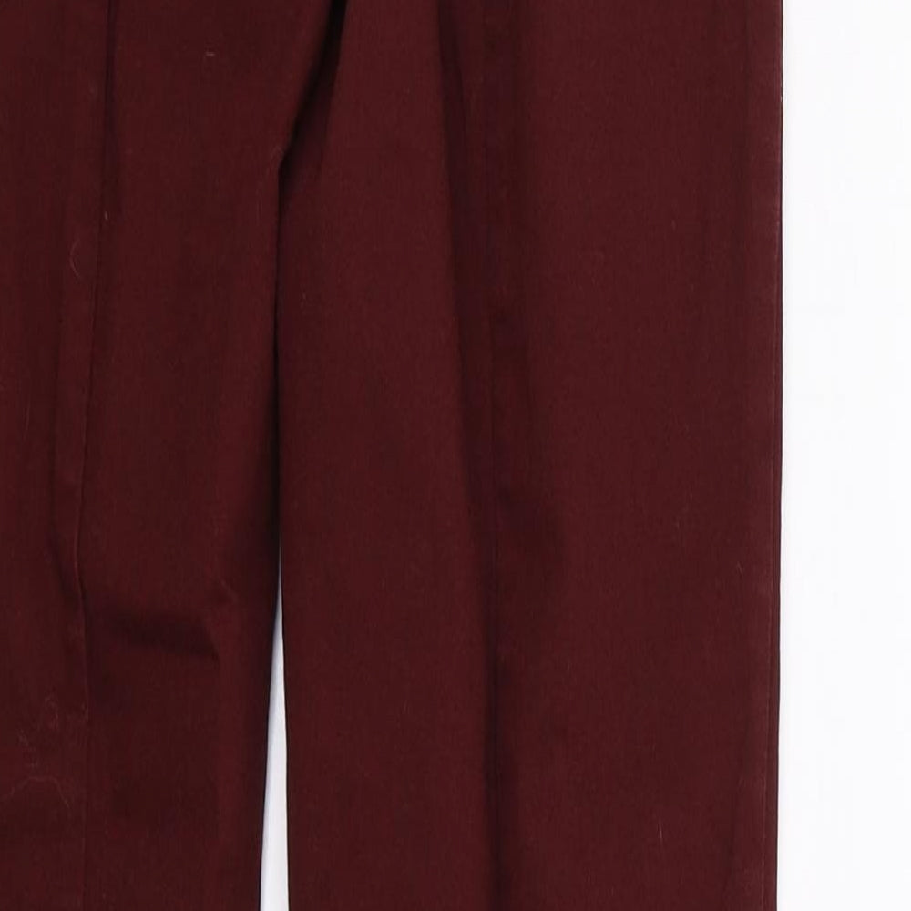H&M Womens Red Denim Jegging Jeans Size 12 L28 in