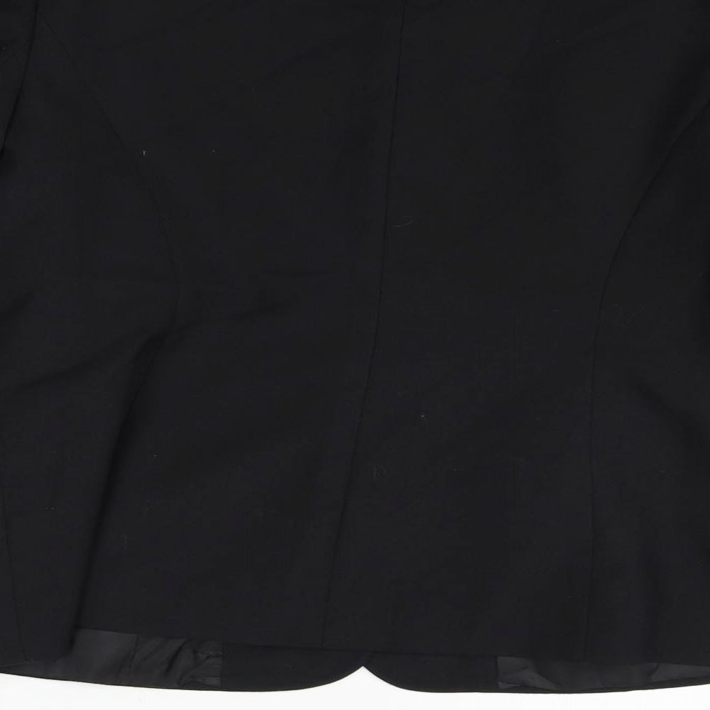 C&A Womens Black Jacket Blazer Size 12