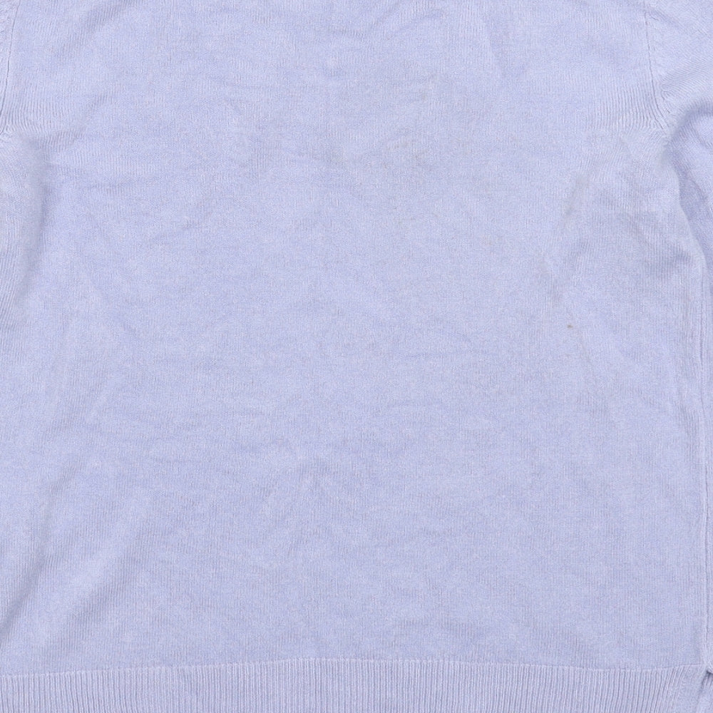 Marks and Spencer Womens Grey Knit Pullover Jumper Size 8