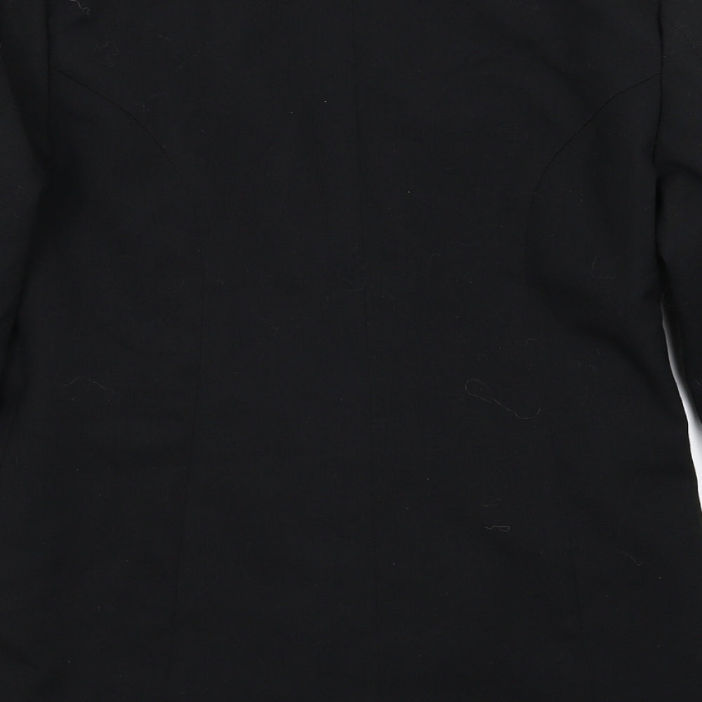 Saman Mehdi Womens Black Jacket Suit Jacket Size 12