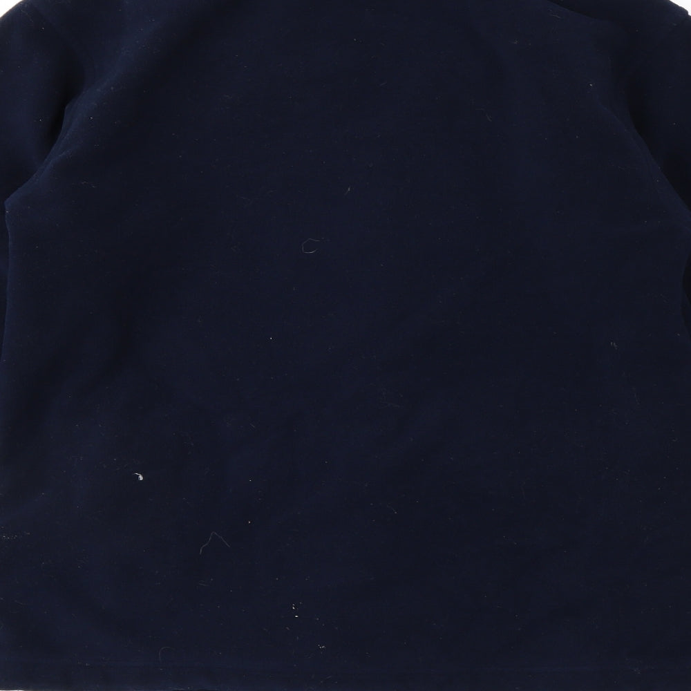 M&S Womens Blue Full Zip Jumper Size 10