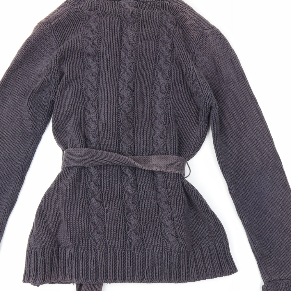 NEXT Womens Grey Wrap Jumper Size XS