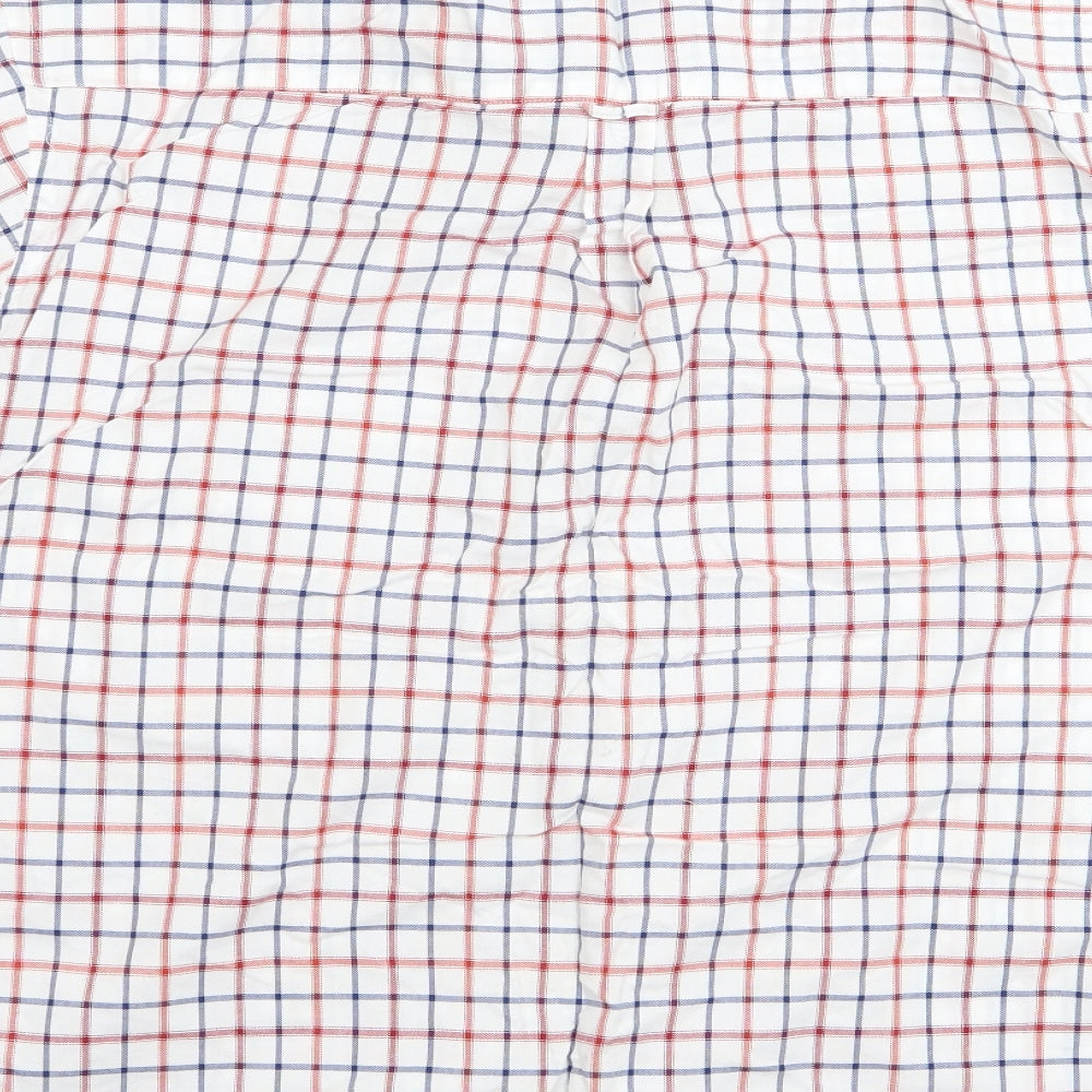 TOM SAYERS Mens White Button-Up Size XL