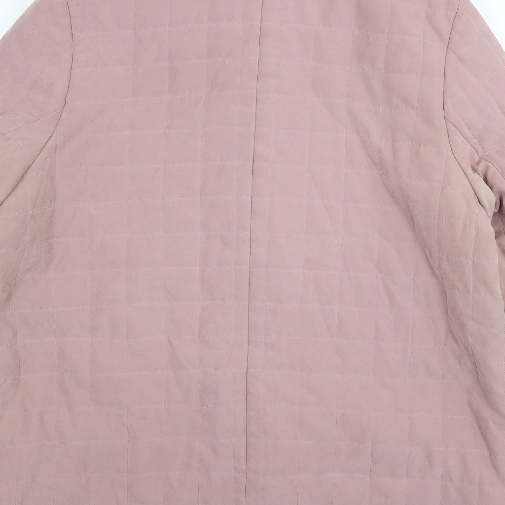 Preworn Womens Pink Jacket Size 16