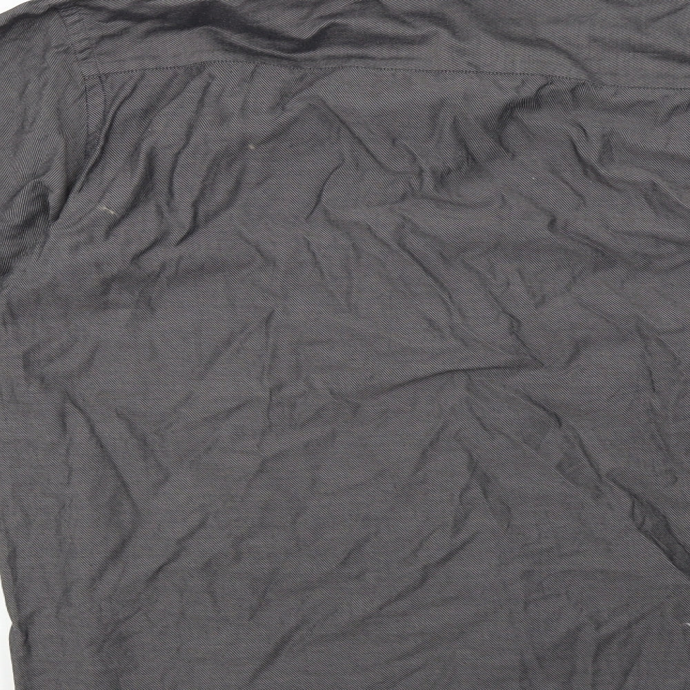 Reid & Taylor Mens Grey Dress Shirt Size 15.5