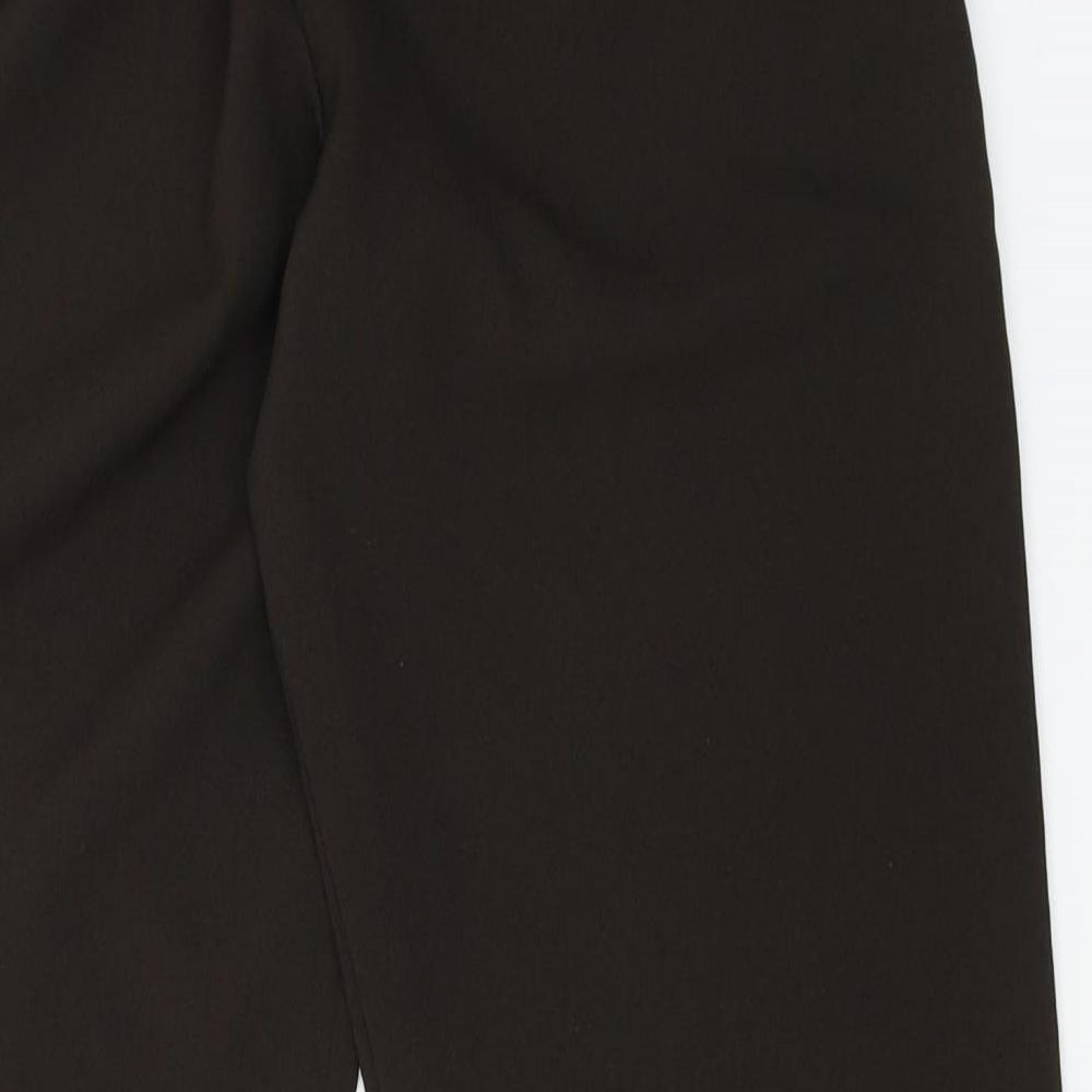 Preworn Womens Brown Capri Trousers Size 12 L25 in