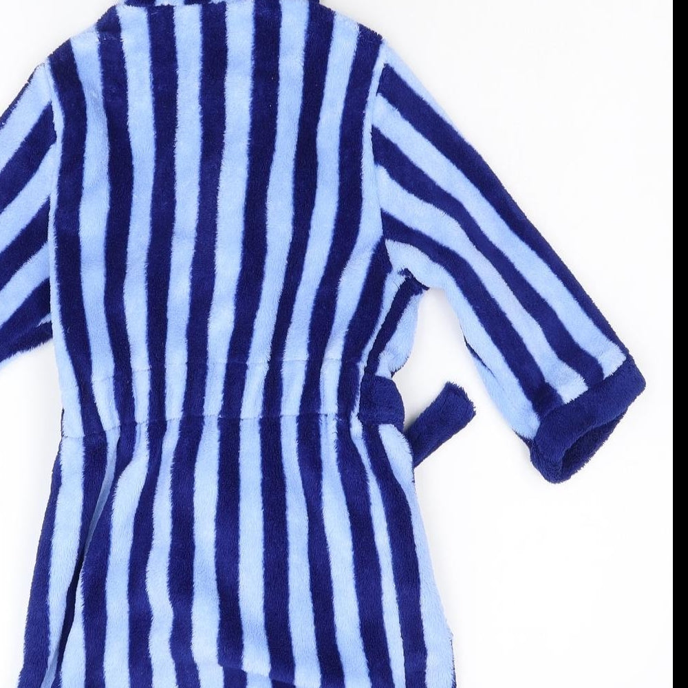 Mini Club Boys Blue Pinstripe Robe & Gown Set Size 2-3 Years