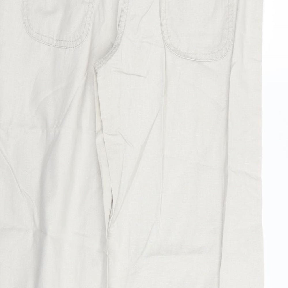 Asda George Womens Beige Trousers Size 10 L30 in